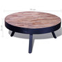 Voir la diapositive 6 : VIDAXL Table basse ronde Bois de teck recycle