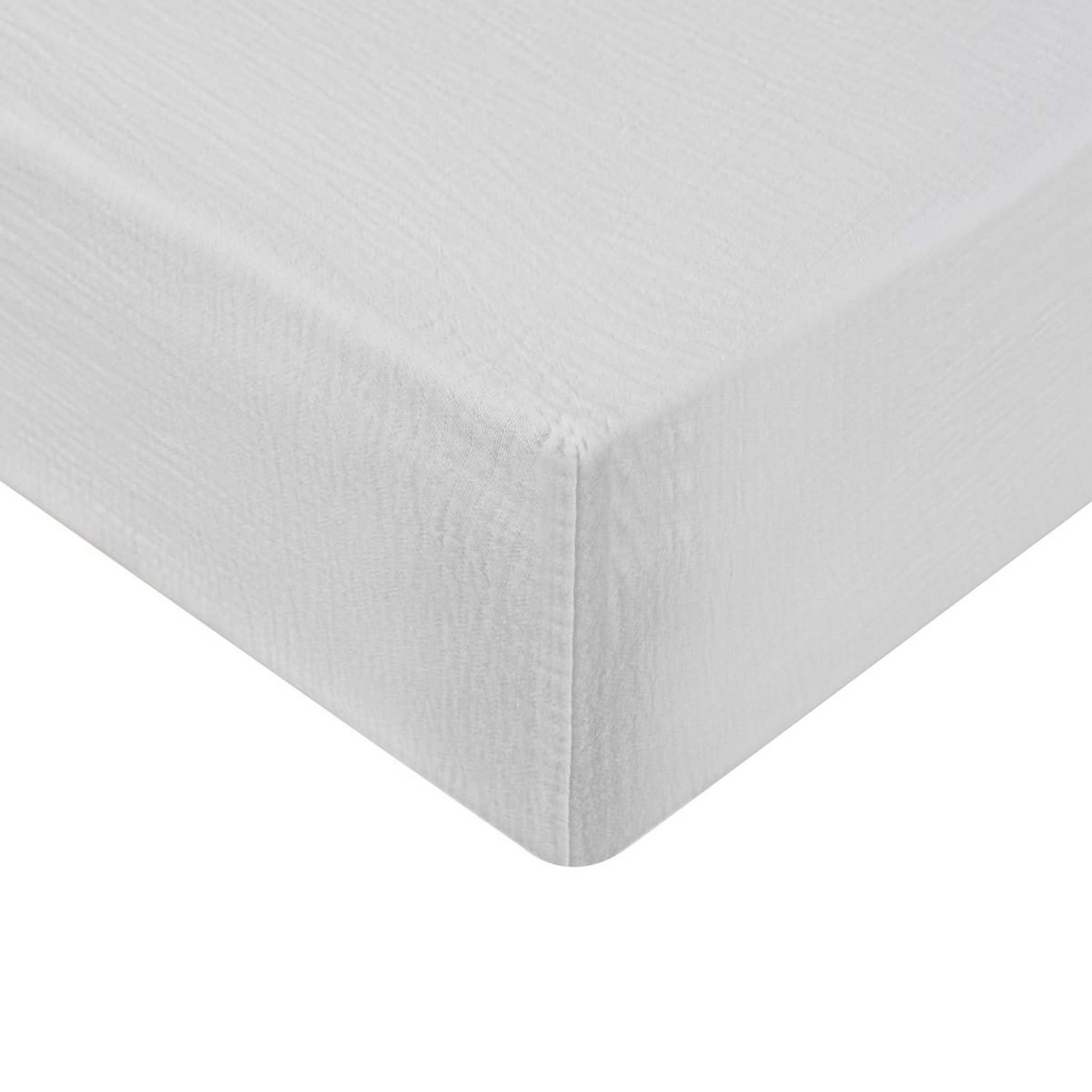 Voir la diapositive 2 : Sensei Maison Drap housse en gaze de coton bonnet 30 cm LOFT
