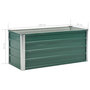 Voir la diapositive 6 : VIDAXL Lit sureleve de jardin Acier galvanise 100x40x45 cm Vert