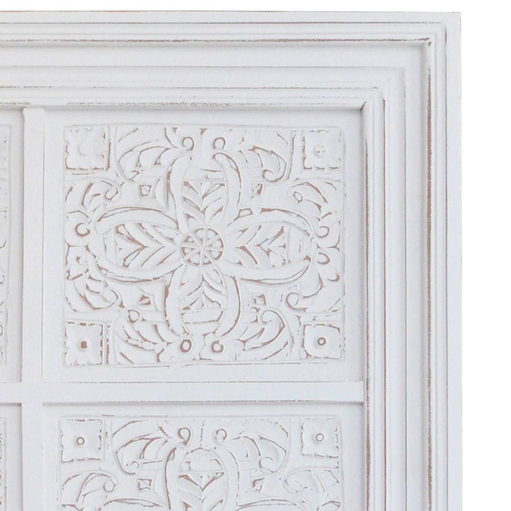 Voir la diapositive 2 : Paris Prix Tête de lit design bohème  gwen  160cm blanc