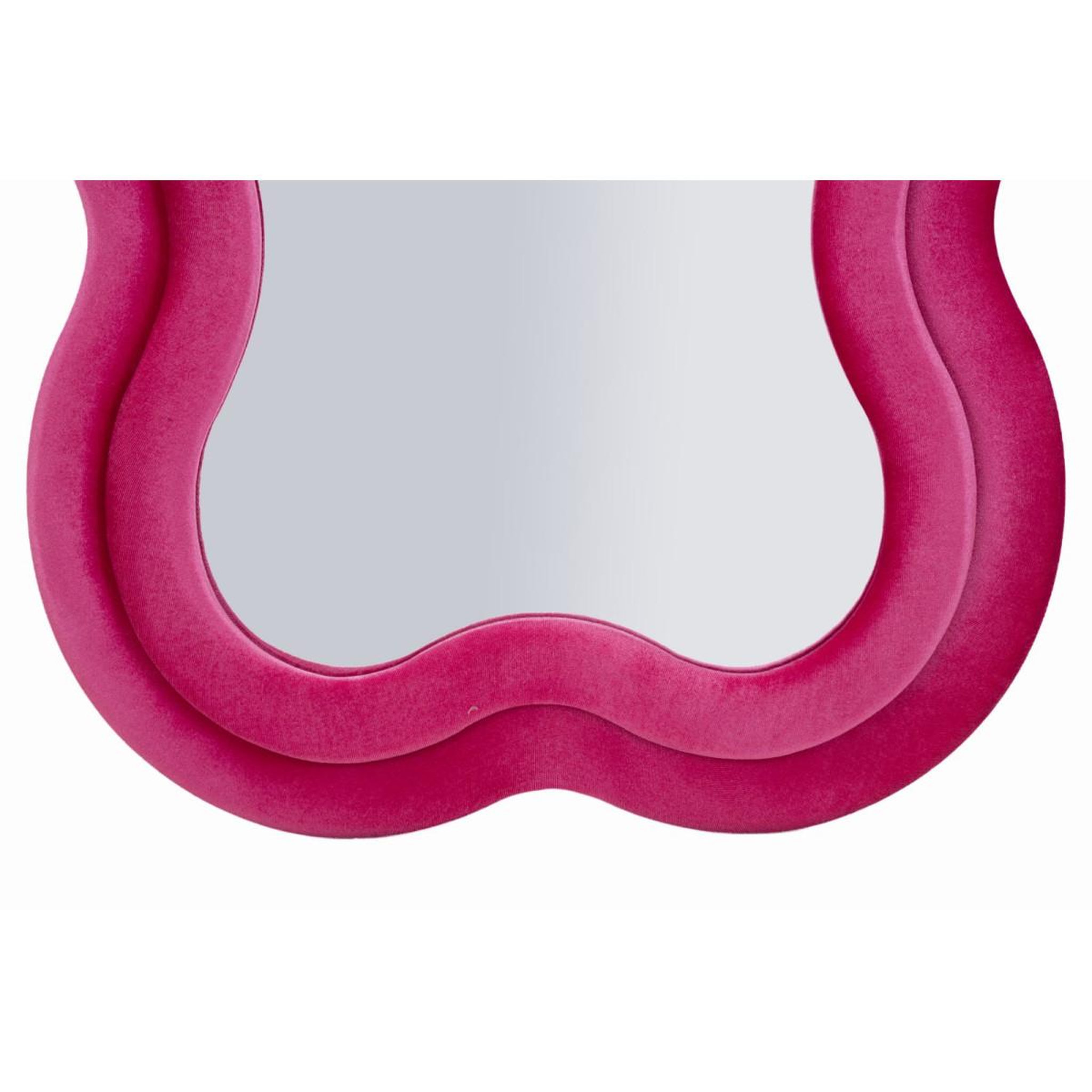 Voir la diapositive 6 : Paris Prix Miroir mural design  velvet  160cm fuchsia