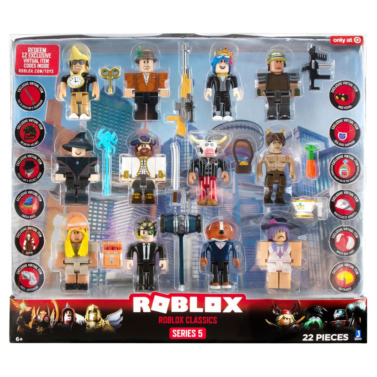 JAZWARES Roblox Action Collection - Pack de 12 figurines de la série 5