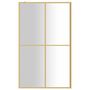 Voir la diapositive 3 : VIDAXL Paroi de douche avec verre ESG transparent dore 118x195 cm