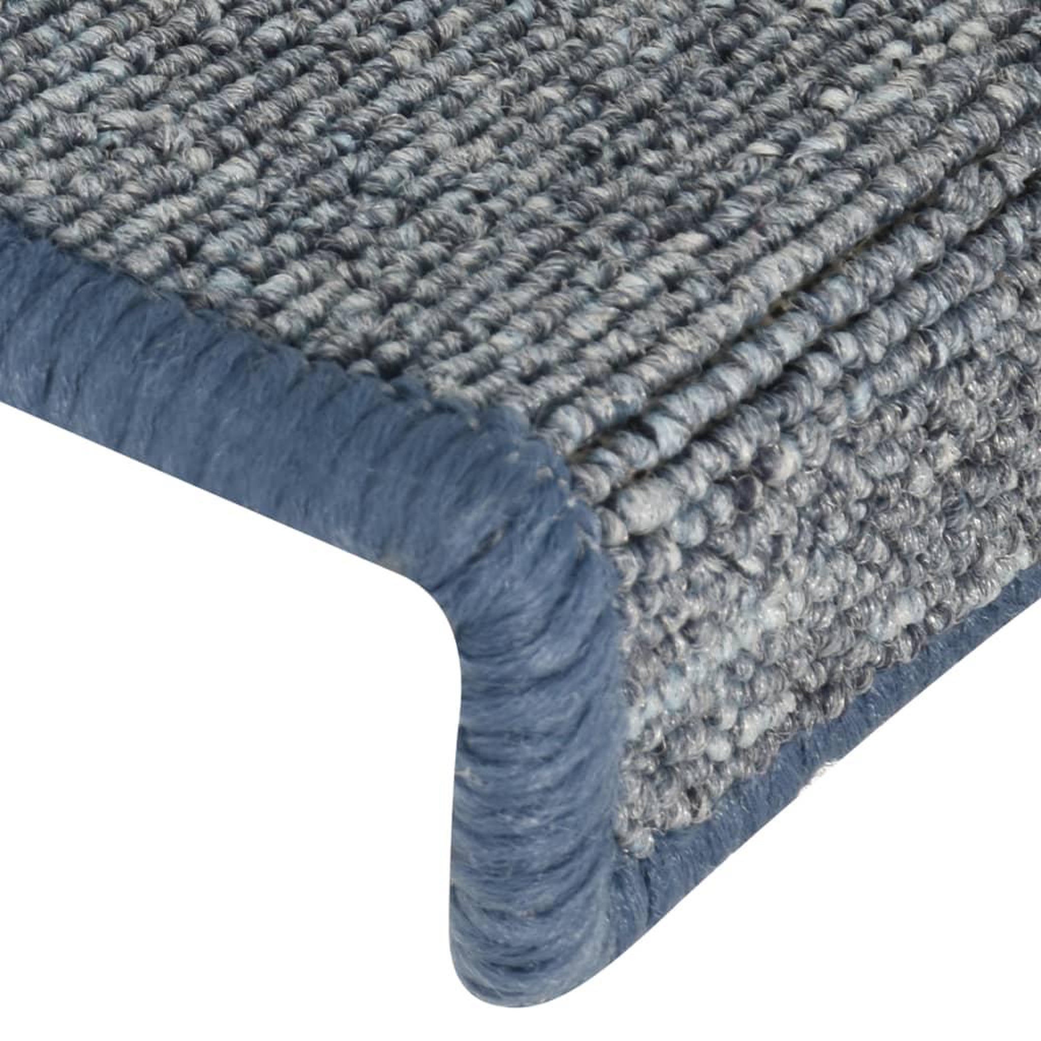 Voir la diapositive 5 : VIDAXL Tapis d'escalier 15 pcs 65x21x4 cm Violet et bleu