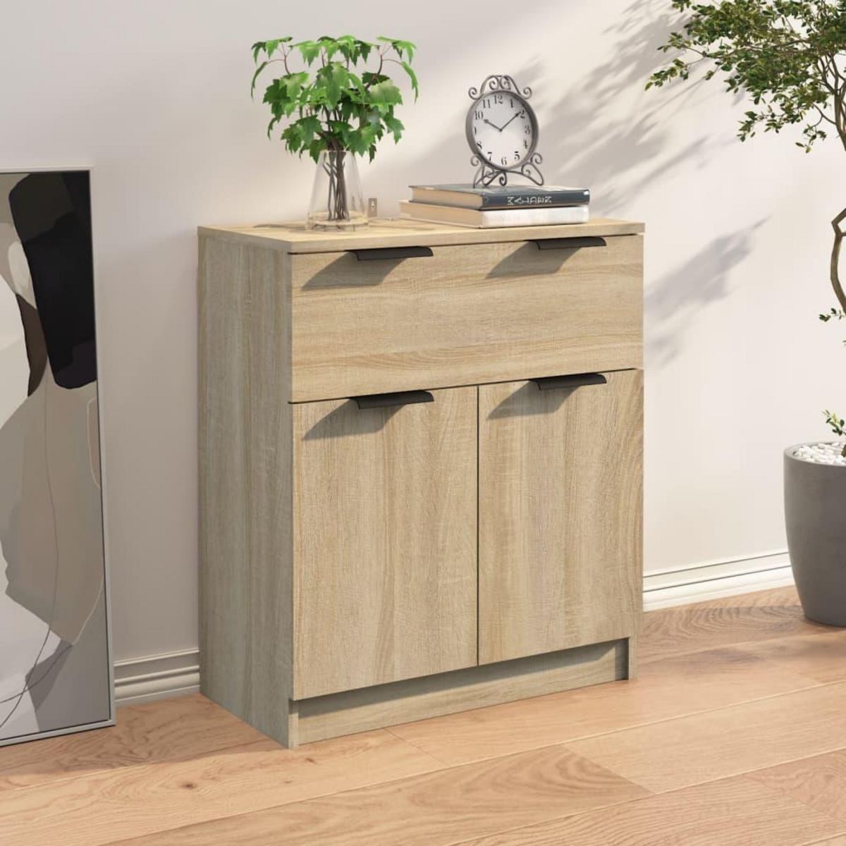 VIDAXL Buffet Chene sonoma 60x30x70 cm Bois d'ingenierie