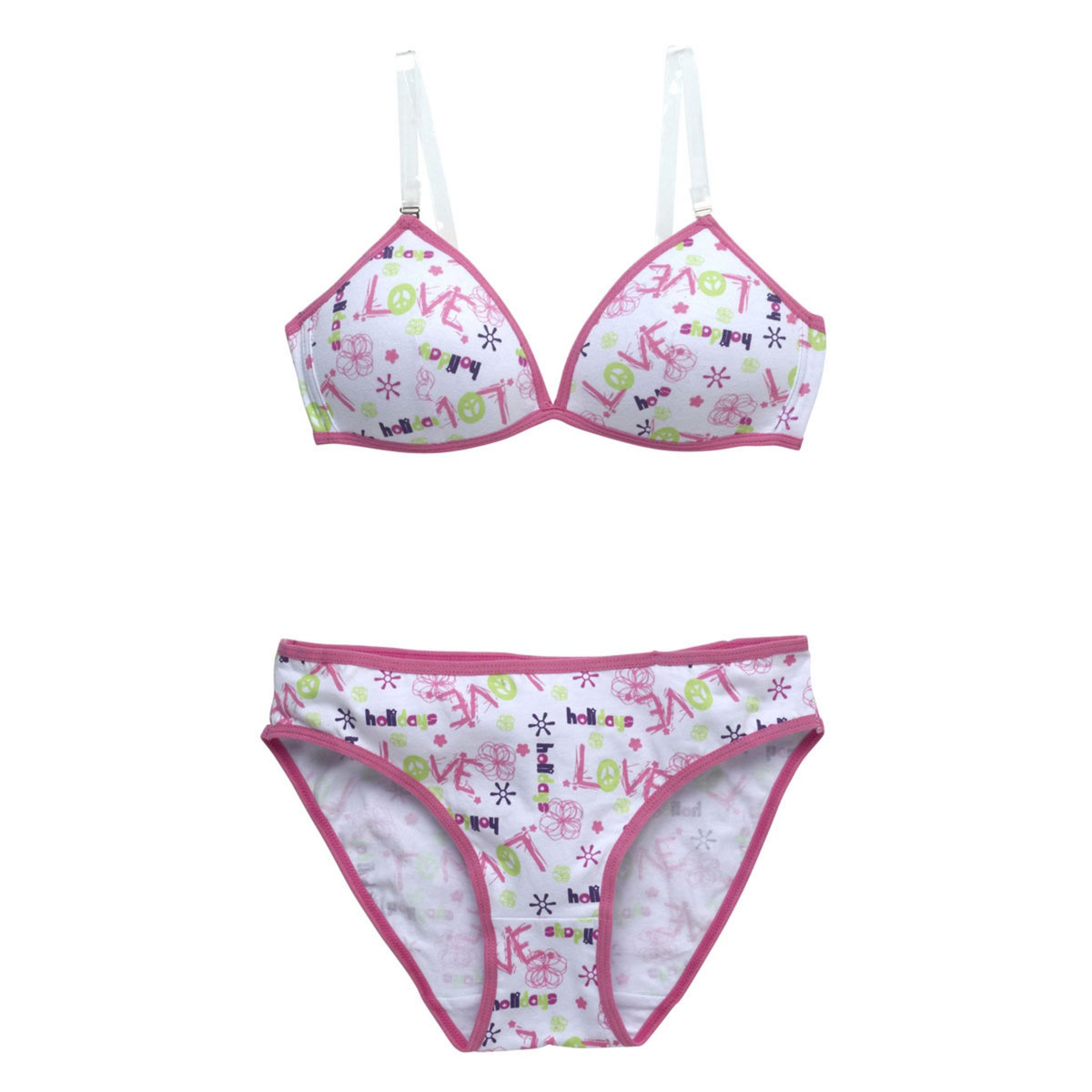 IN EXTENSO Ensemble triangle paddé et culotte