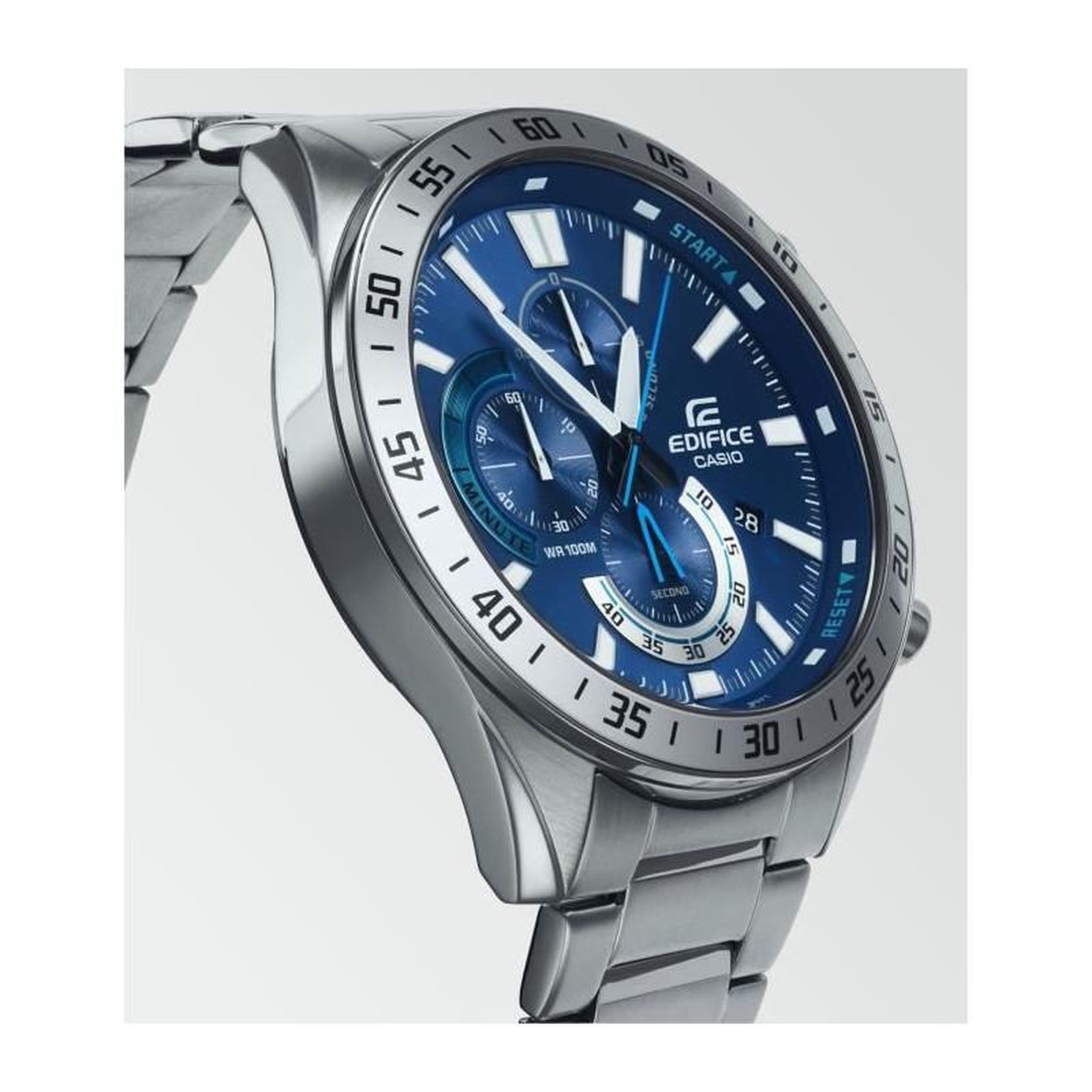 Voir la diapositive 4 : CASIO CASIO - Montre en acier inoxydable - EDIFICE - Gris
