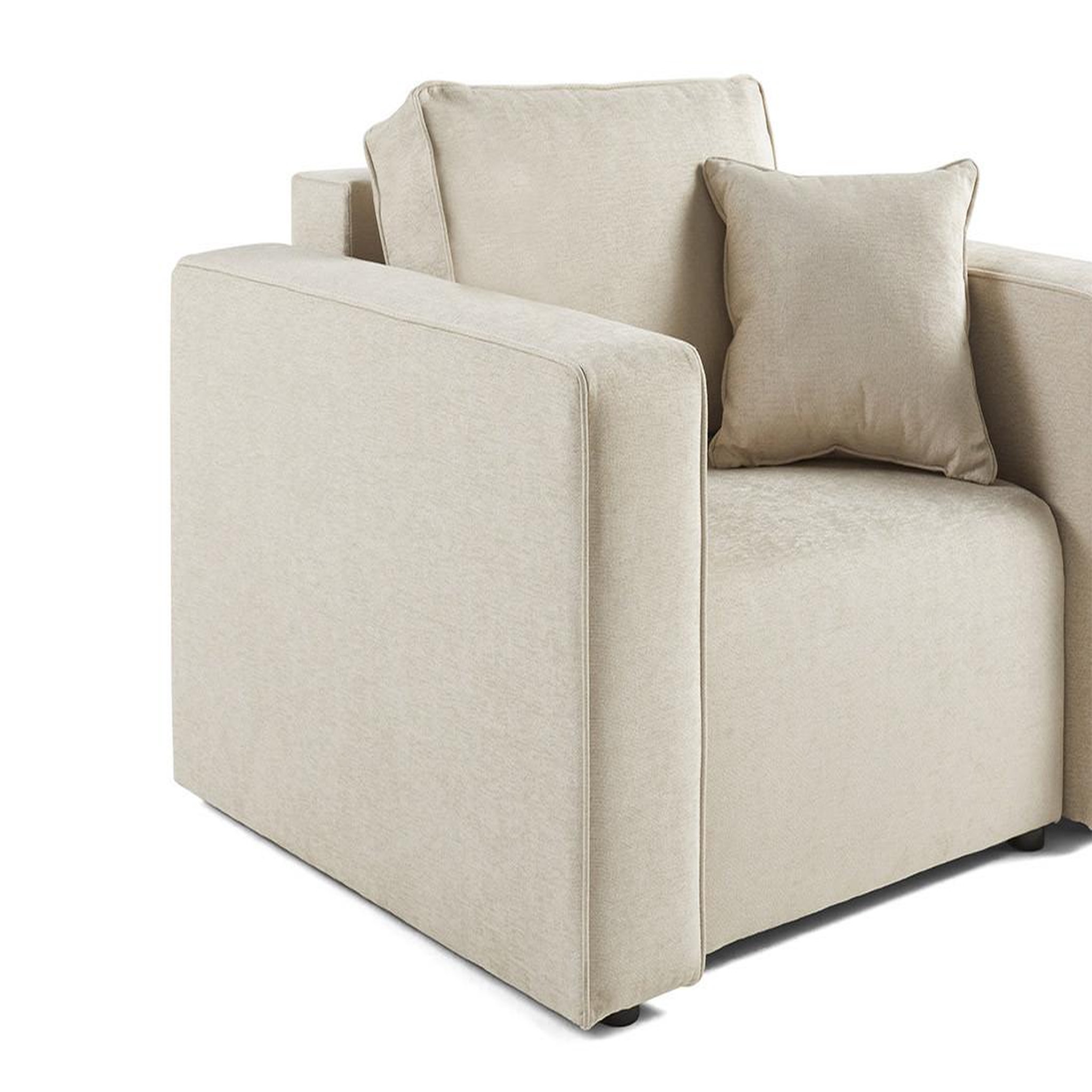 Voir la diapositive 4 : BEST MOBILIER Topaze - fauteuil - en tissu