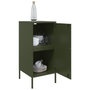 Voir la diapositive 5 : VIDAXL Buffets 2 pcs vert olive 36x39x79 cm acier