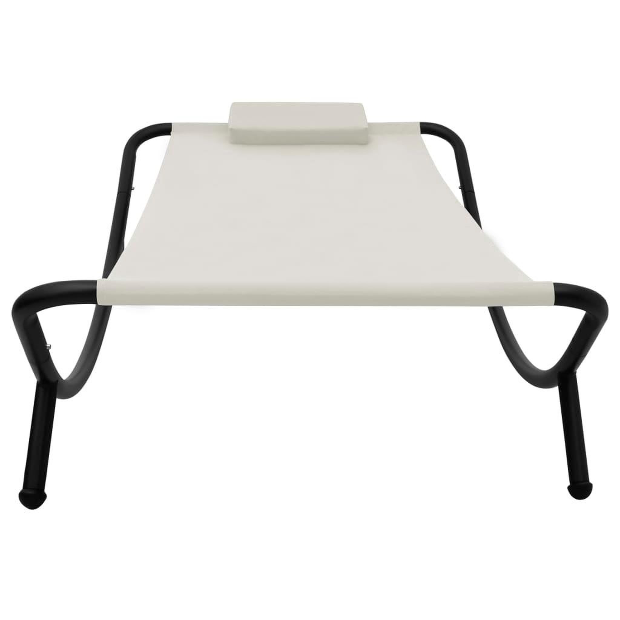 Voir la diapositive 4 : VIDAXL Lit de jardin creme 200x90 cm acier