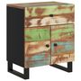 Voir la diapositive 2 : VIDAXL Table de chevet 50x33x60cm Bois de recuperation et d'ingenierie