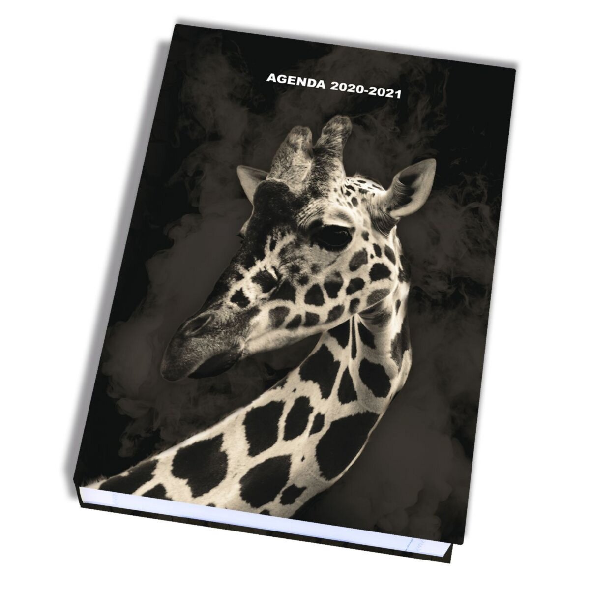 Agenda scolaire journalier ANIMAUX WILD girafe 2021-2022