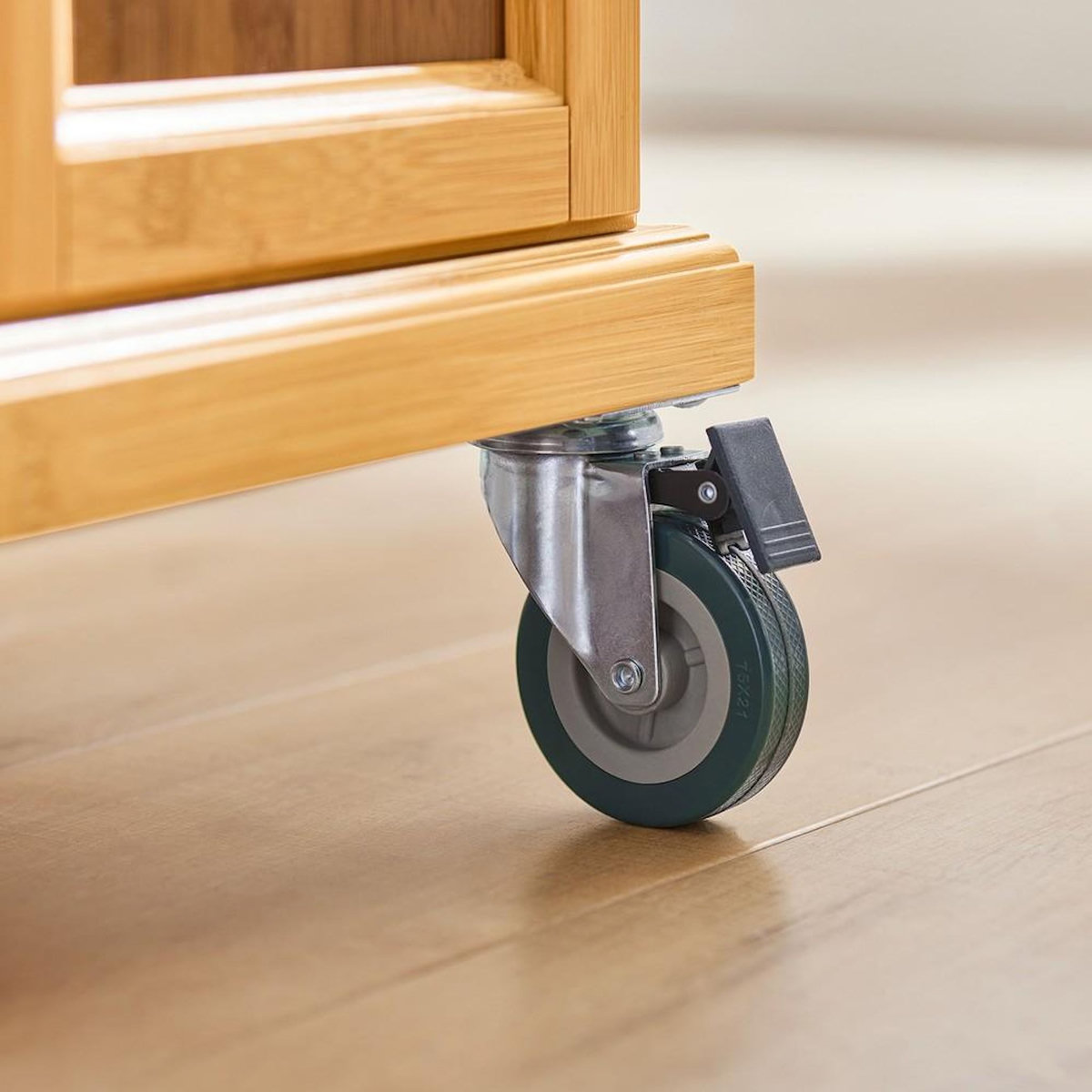 SOBUY SoBuy - Îlot De Cuisine à deux tiroirs - Couleur Bois - 115x71x92cm - Fonctionnel - FKW69-N