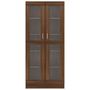 Voir la diapositive 3 : VIDAXL Armoire a vitrine Chene brun 82,5x30,5x185,5cm Bois ingenierie