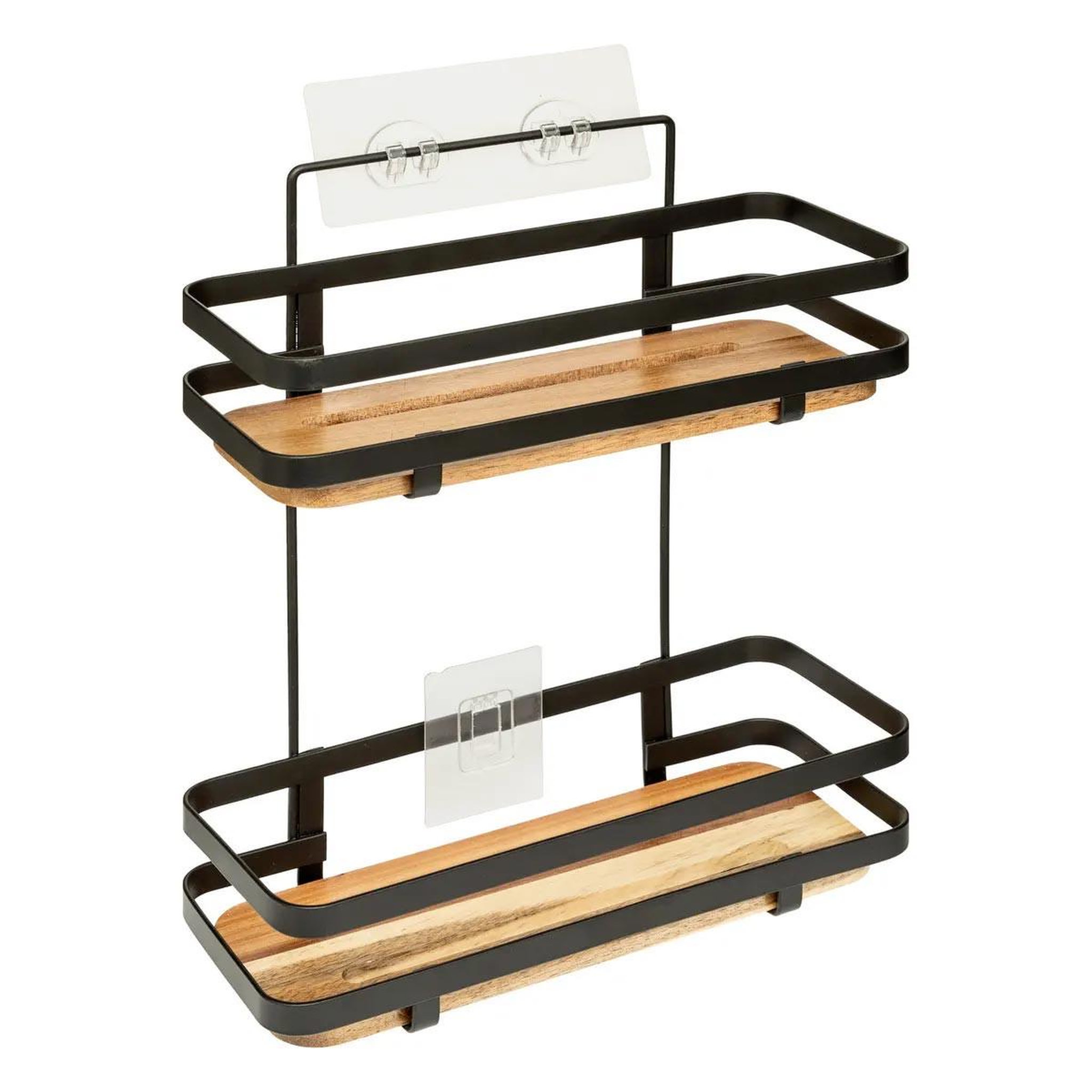 FIVE Serviteur de Douche en Bois  Blackacia  30cm Noir