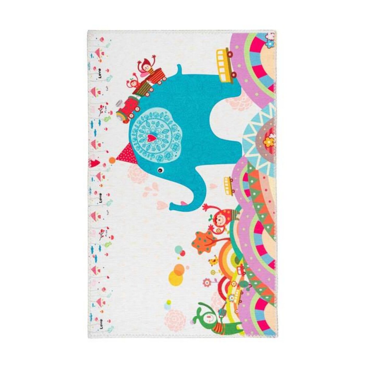 Paris Prix Tapis Enfant Imprimé  Coco  Multicolore