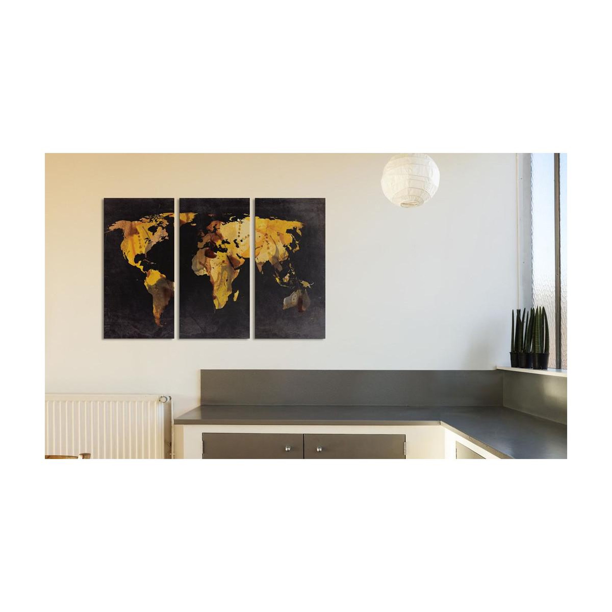 Voir la diapositive 2 : Paris Prix Tableau 3 Panneaux  Si le Monde était un Désert ...