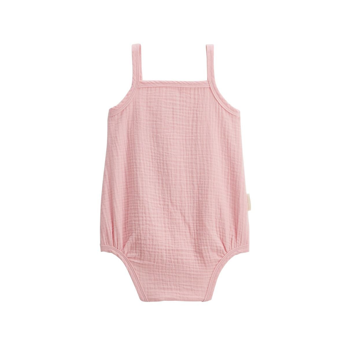 Petit Béguin Lot de 2 bodies bébé en gaze de coton Bahamas