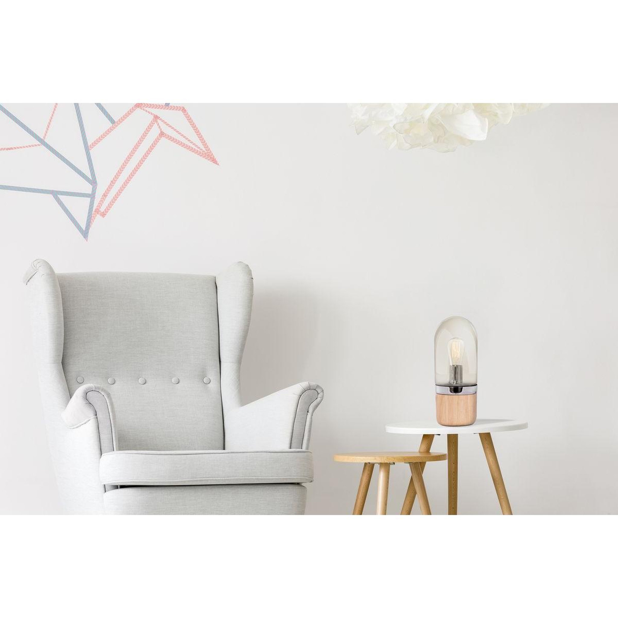 Voir la diapositive 2 : Paris Prix Lampe à poser design  ganro  33cm champagne