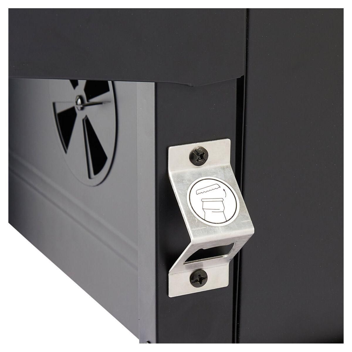 GARDENSTAR Barbecue charbon - Acier - 61x45.5cm - TITAN