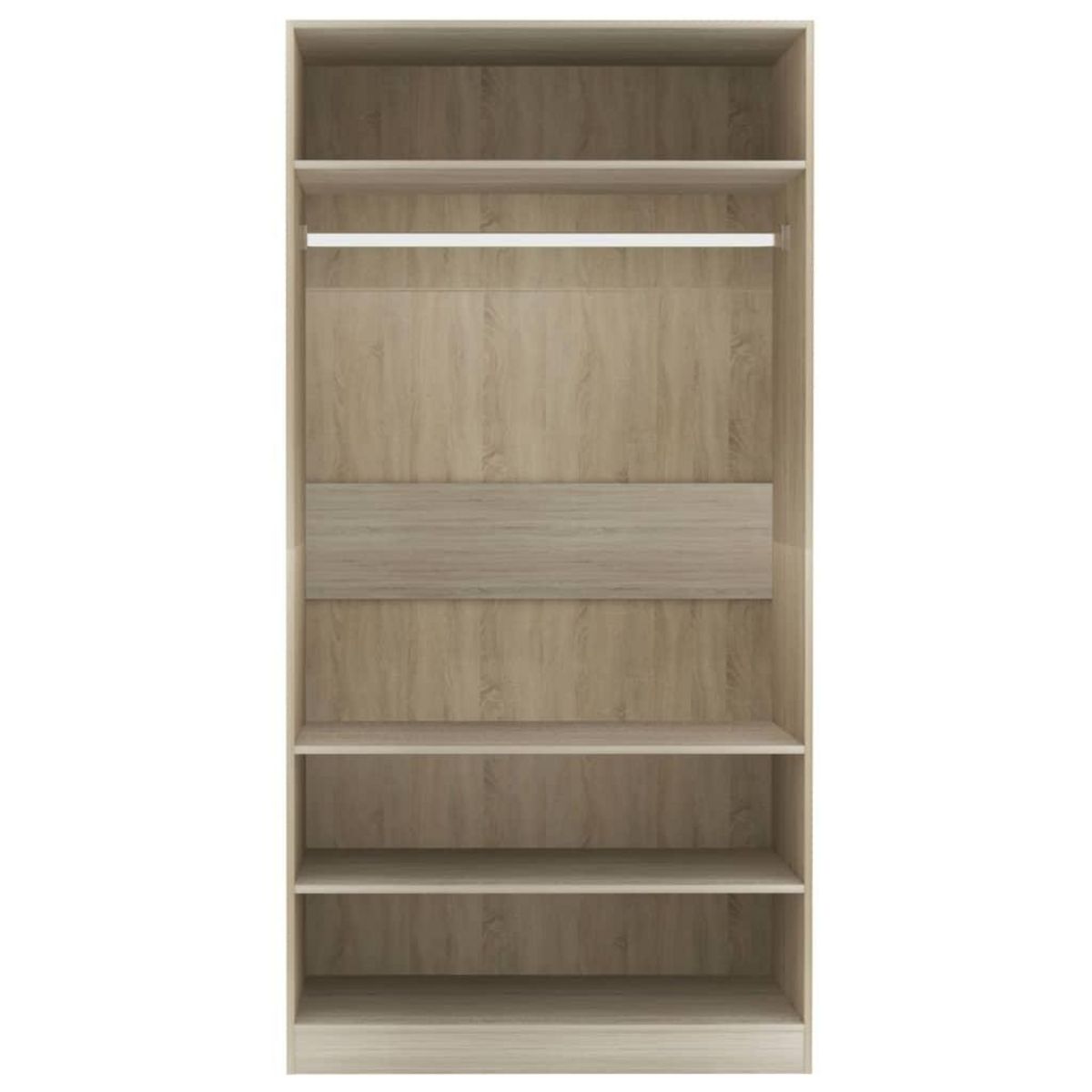 VIDAXL Garde-robe Chene sonoma 100x50x200 cm Bois d'ingenierie