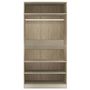 Voir la diapositive 5 : VIDAXL Garde-robe Chene sonoma 100x50x200 cm Bois d'ingenierie