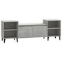 Voir la diapositive 2 : VIDAXL Meuble TV Gris beton 160x35x55 cm Bois d'ingenierie