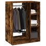 Voir la diapositive 4 : VIDAXL Garde robe chêne fumé 77x48x102 cm bois d ingénierie