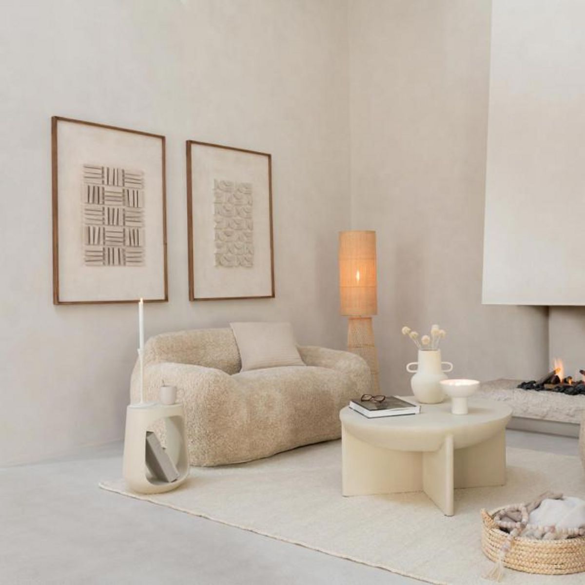 Paris Prix Toile Murale Encadrée  John  82x122cm Naturel