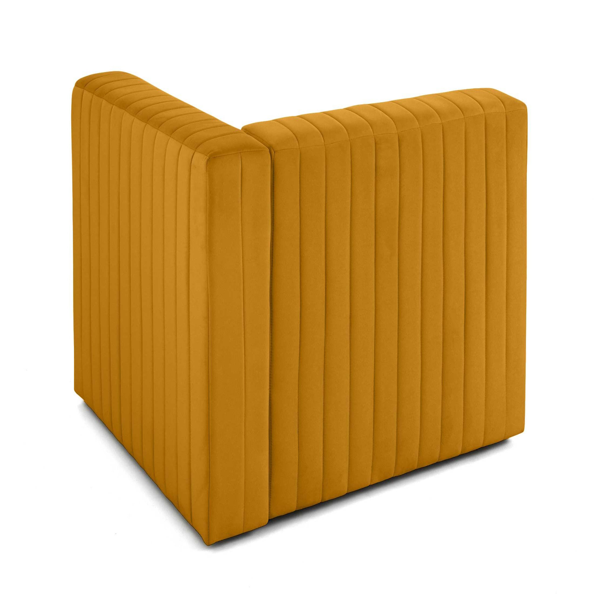 Voir la diapositive 4 : LISA DESIGN Nova - module d'assise droit - en velours