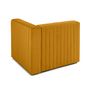Voir la diapositive 4 : LISA DESIGN Nova - module d'assise droit - en velours
