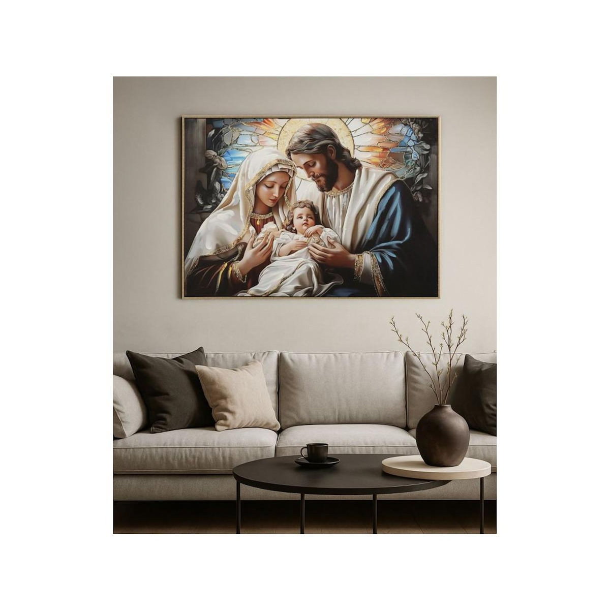 Paris Prix Tableau Imprimé  Nativity II  102x72cm Multicolore