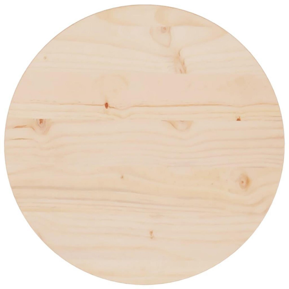 VIDAXL Dessus de table Ø40x2,5 cm Bois de pin massif