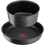 Voir la diapositive 2 : TEFAL Batterie de cuisine Ingenio Inspiration Cocotte Fonte 5pcs