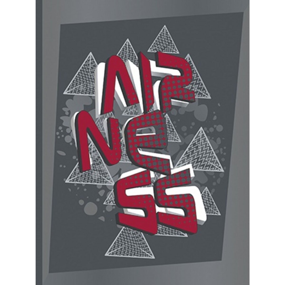 AIRNESS Classeur carton A4 Dos 40mm Rembord Airness - tag rouge