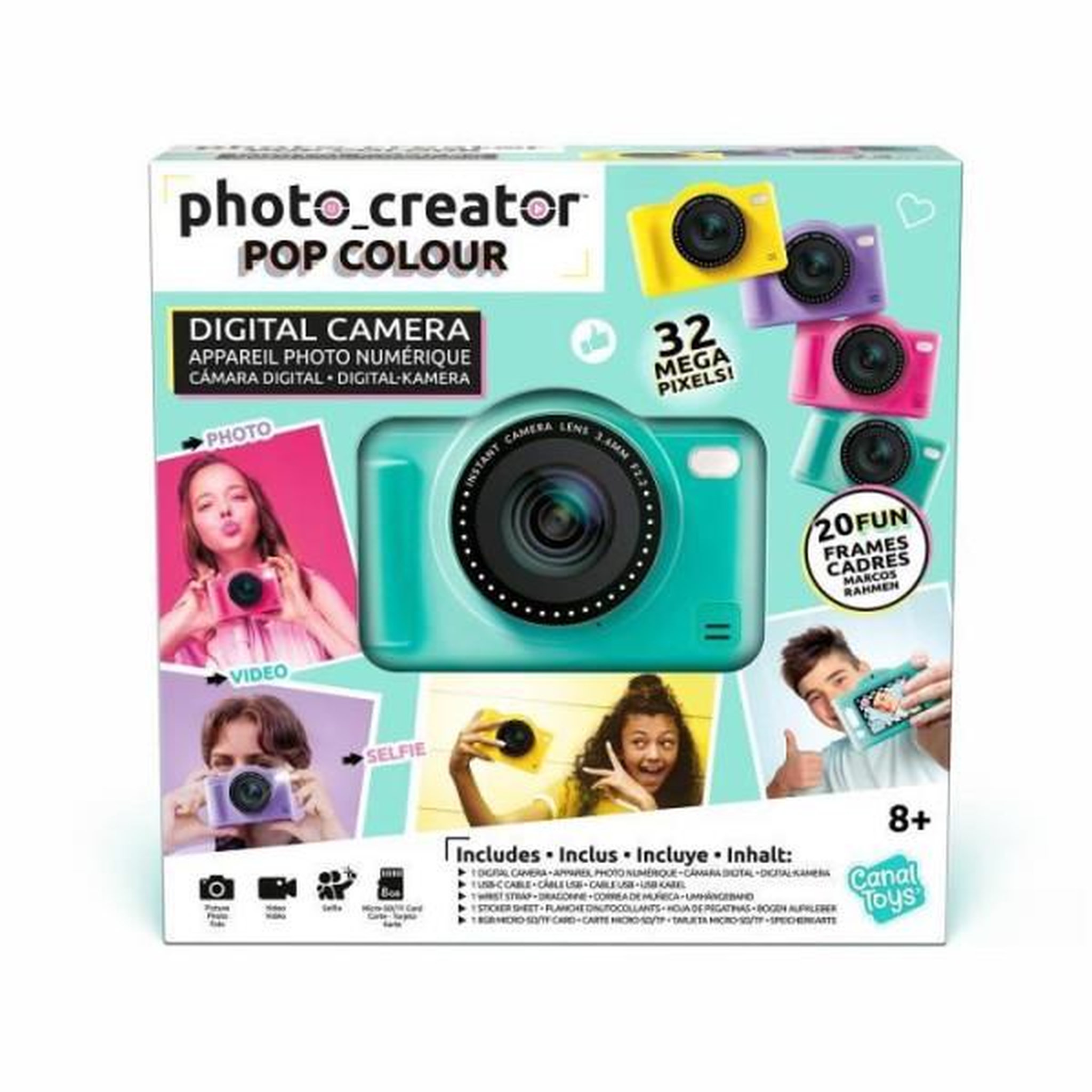 Voir la diapositive 5 : Canal Toys Canal toys - photo creator -appareil photo numérique pop couleur vert- avec carte sd 8go incluse - clk 043