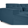 Voir la diapositive 6 : LISA DESIGN Vermont - canapé d'angle gauche - 4 places - convertible avec coffre - en velours côtelé