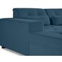 Voir la diapositive 6 : LISA DESIGN Vermont - canapé d'angle gauche - 4 places - convertible avec coffre - en velours côtelé