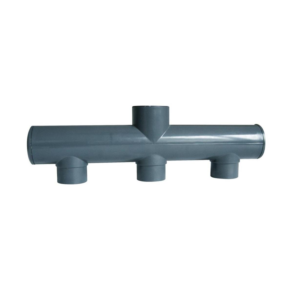 JARDIDECO Collecteur PVC pression 3 entrées/1 sortie Ø 63/50 mm - Fitt