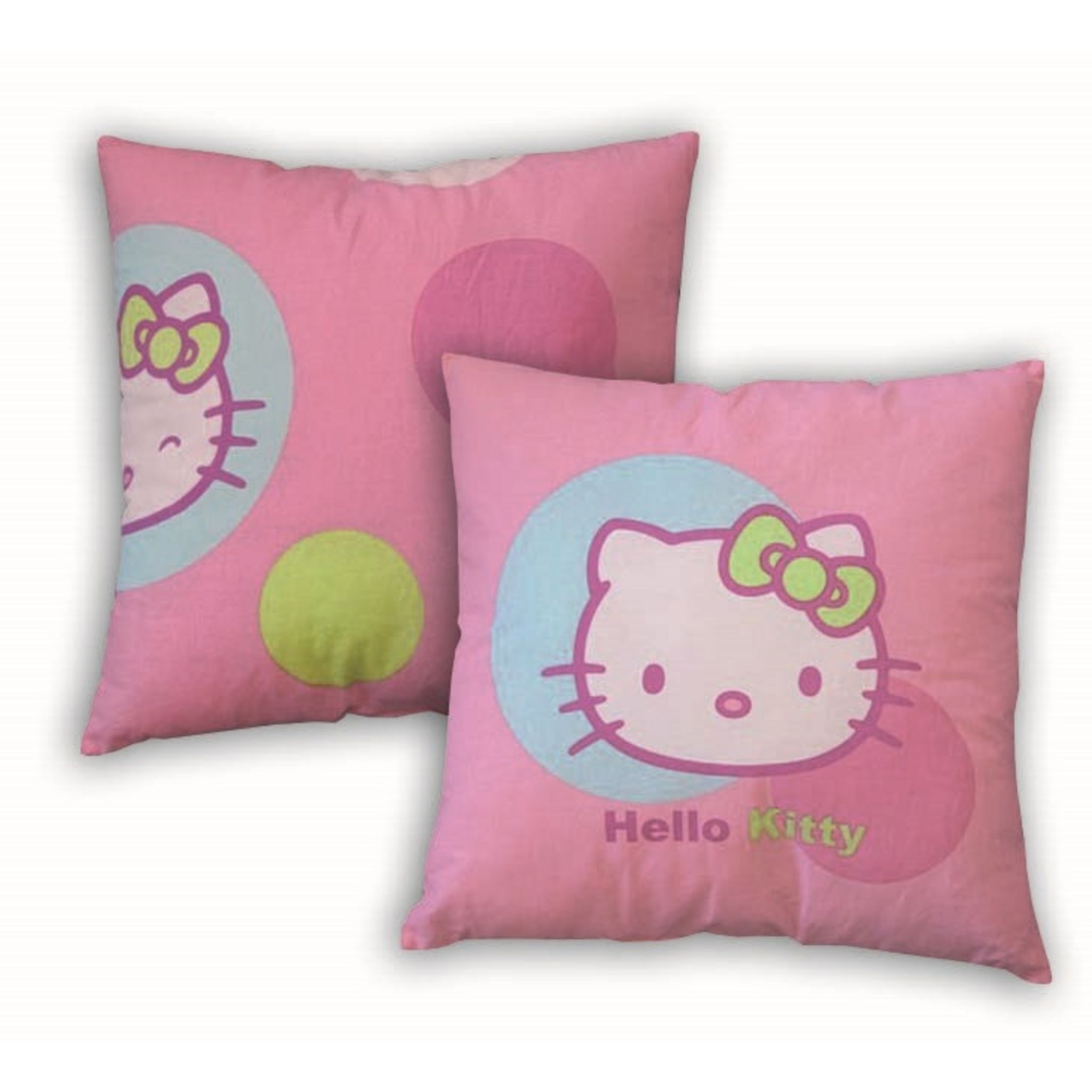 Coussin Hello Kitty 3D - 37x32cm - Peluche Douce - Déco Chambre Et Canapé