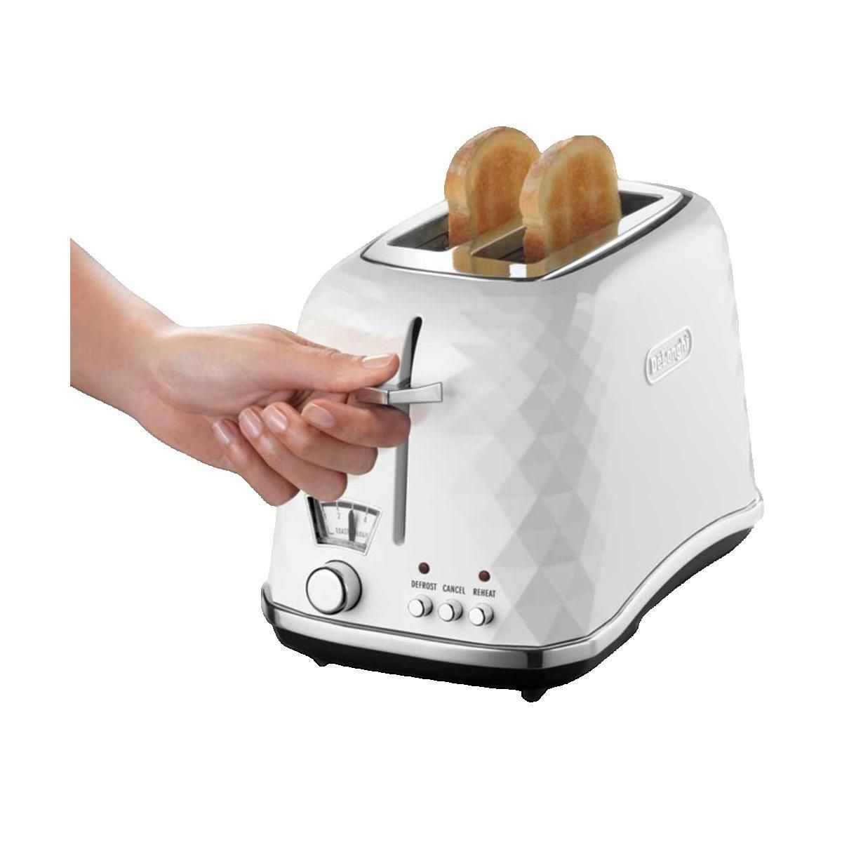 DELONGHI Grille pain DeLonghi CTJ 2103.W blanc