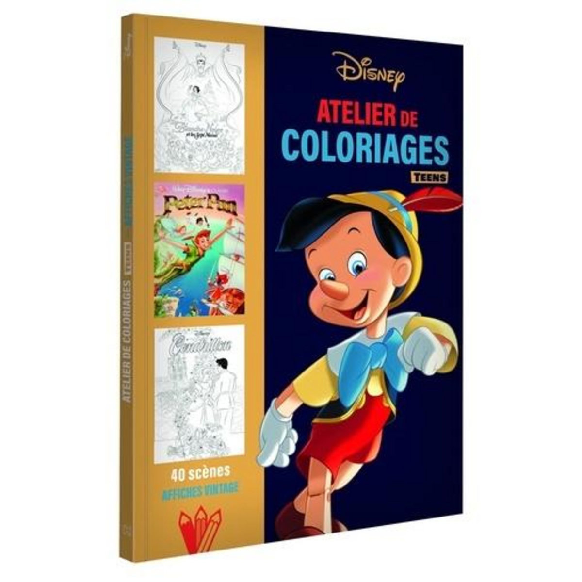 ATELIER DE COLORIAGES TEENS. AFFICHES VINTAGE, Disney
