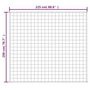 Voir la diapositive 6 : VIDAXL Couverture lestee Gris 200x225 cm 9 kg Tissu