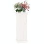 Voir la diapositive 4 : VIDAXL Support à fleurs Blanc 40x40x90 cm Bois de pin solide
