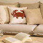 Voir la diapositive 3 : ATMOSPHERA Coussin Déco Uni  Océania  40x40cm Beige