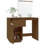 Voir la diapositive 5 : VIDAXL Coiffeuse avec LED Marron miel 95x50x133,5cm Bois de pin massif