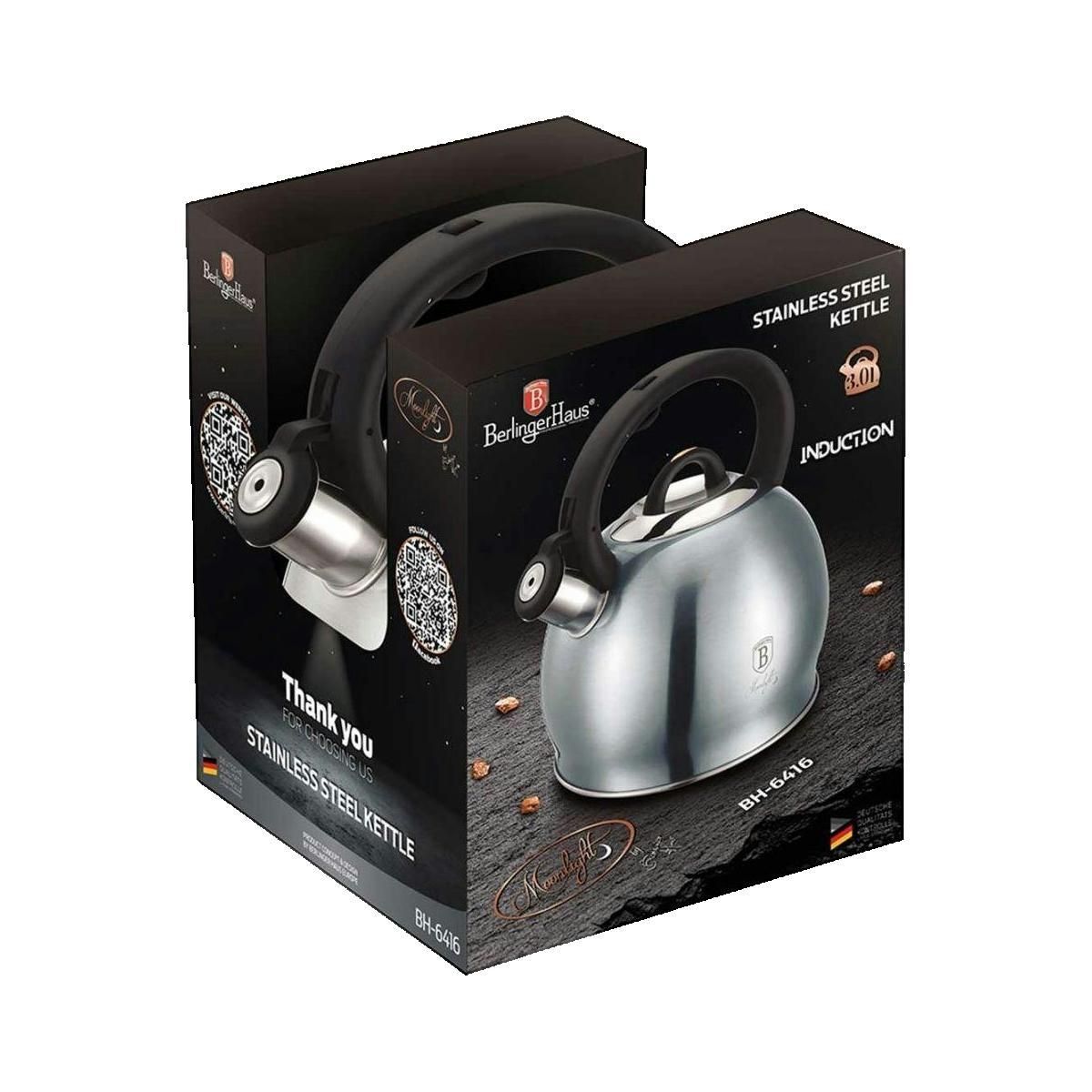 BERLINGER HAUS Bouilloire Berlinger Haus Moonlight 3 litres Gris-Bleu