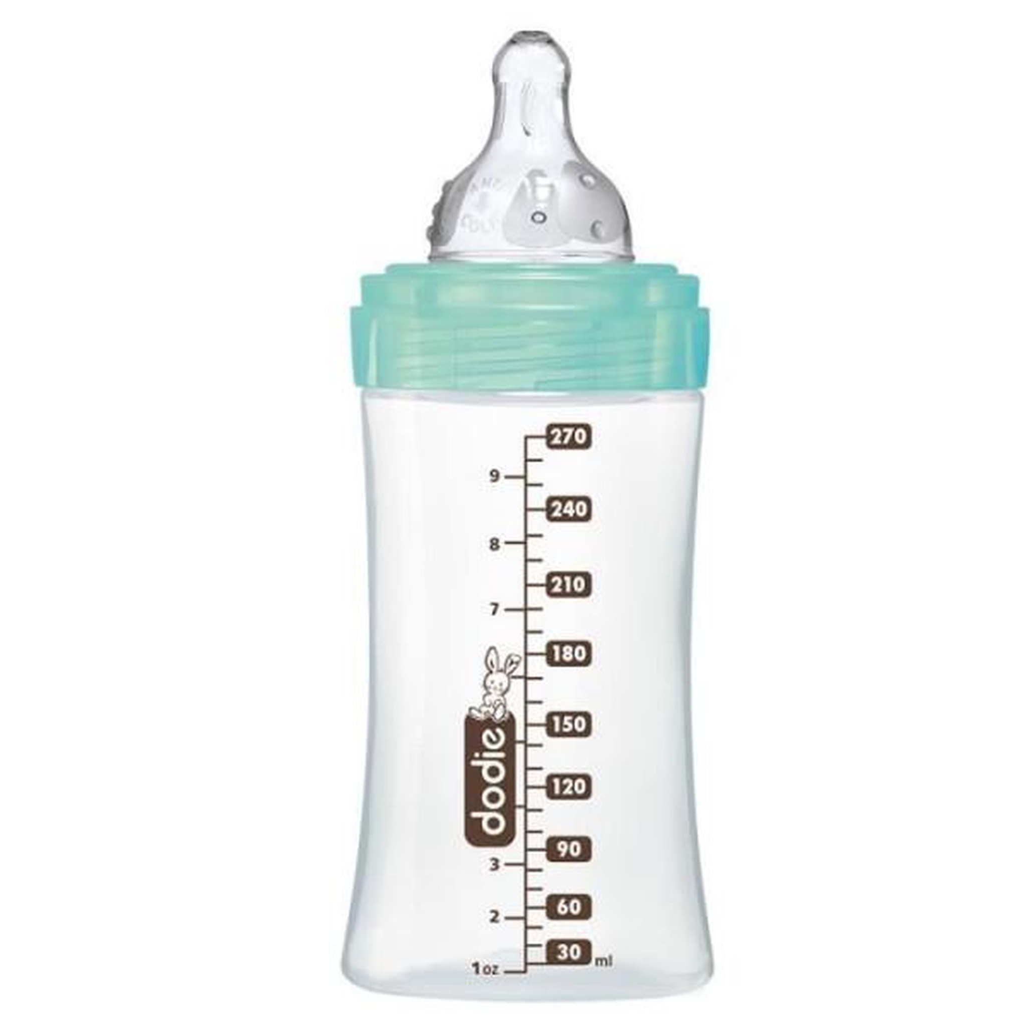 Voir la diapositive 2 : DODIE Dodie Biberon Initiation+ Anti-Coliques 3 Vitesses en Verre +0m Vert Oiseaux 270ml