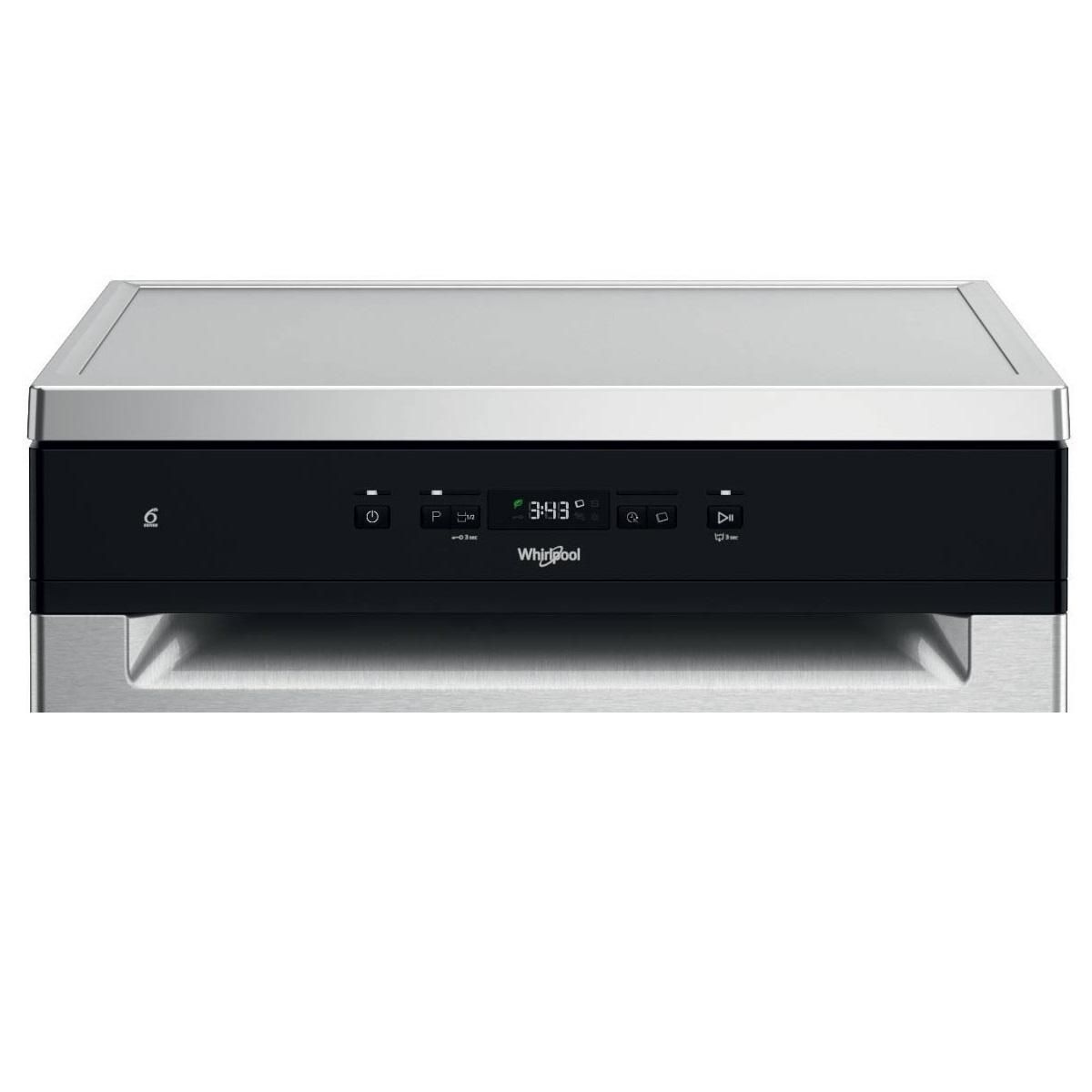 Whirlpool Lave-vaisselle 60cm 14 couverts 44db - W2FHD624X