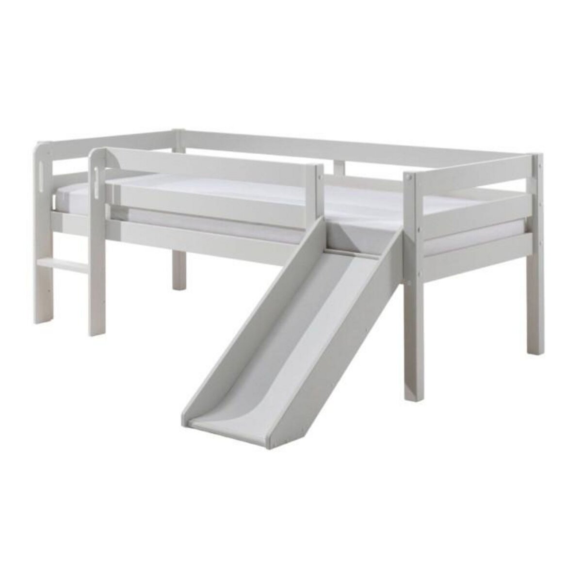 Paris Prix Pack - Lit Enfant Surélevé & Etagère  Pino II  Blanc